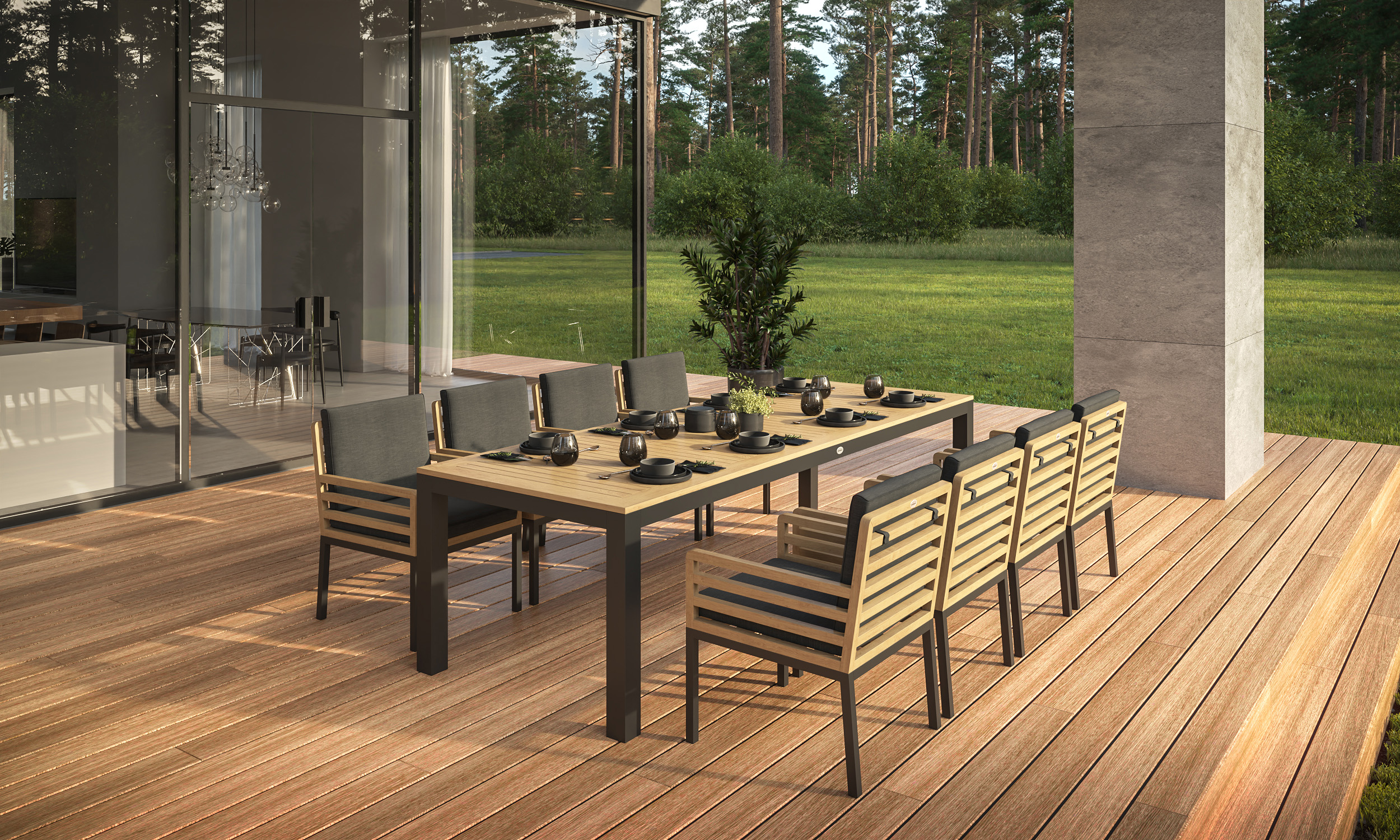 Bella обеденная группа на 8 персон 4